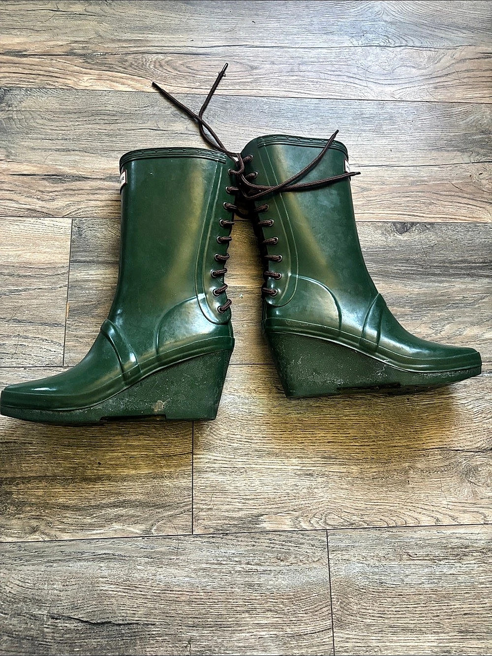 Hunter Diana Waterproof Lace-Up Rain Boots